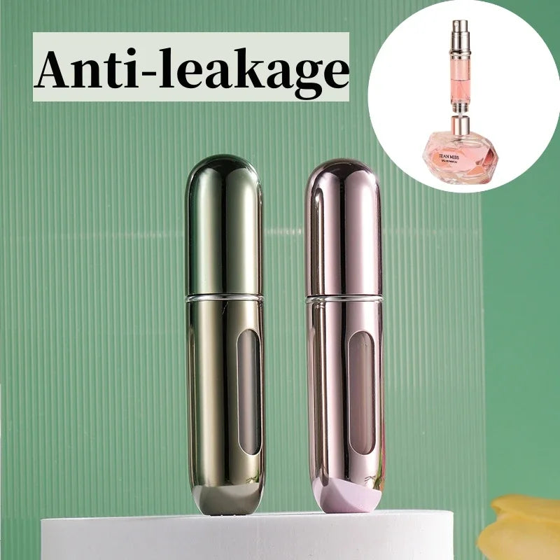 5ml Mini Portable Bottom-Fill Refillable Perfume Atomizer | Travel Spray Bottle