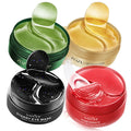 240Pcs (120 Pairs) Collagen Gel Eye Patches | Hyaluronic Acid, Gold, Seaweed & Cucumber
