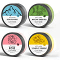 4-Piece Clay Facial Mask Set (320g) | Turmeric, Green Tea, Dead Sea Mud & Rose Clay